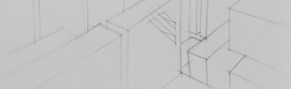 linie diagonalne rysunek kompozycja architektura
