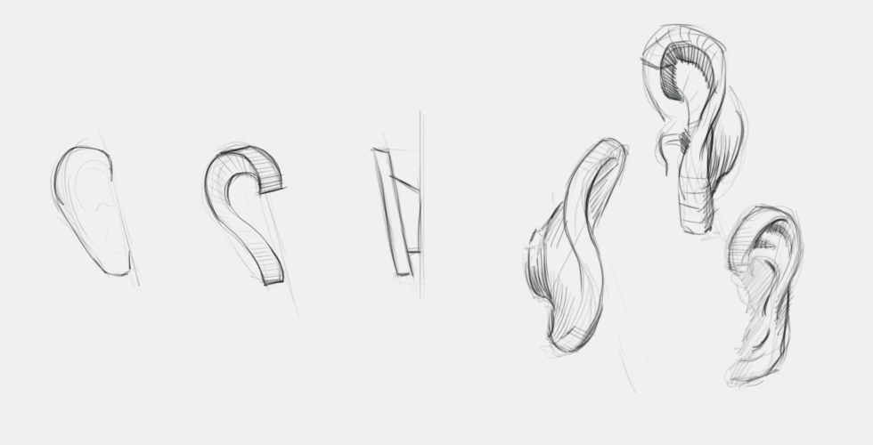 Jak narysować uszy
