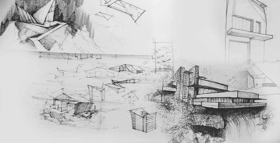 Studium architektury - "Dom nad wodospadem" Frank Lloyd Wright