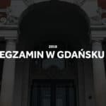 Egzamin architektura Gdańsk 2018
